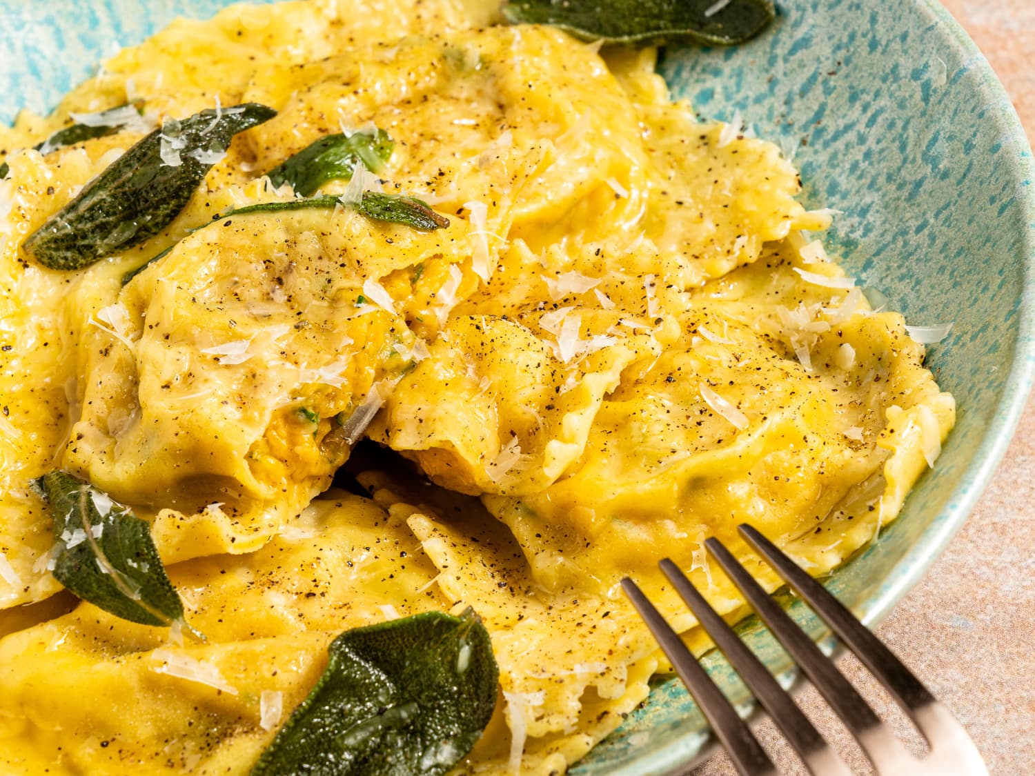 Butternut Squash Ravioli with Sage Butter